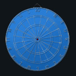 Bright navy blue  (solid colour)  dartboard<br><div class="desc">Bright navy blue  (solid colour)</div>
