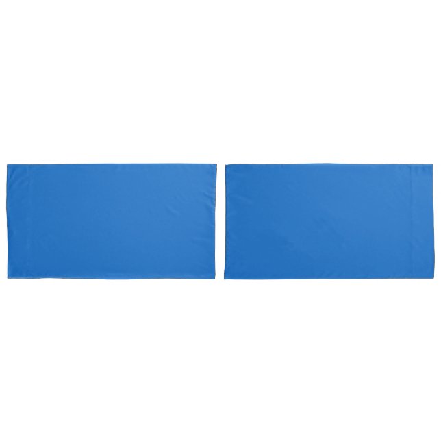 Bright navy blue  (solid colour)  pillowcase (Front-Set)