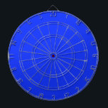 Bright Neon Blue Dart Board<br><div class="desc">Dart Board with Bright Neon Blue background ready for your text or images.</div>