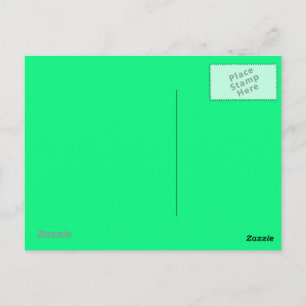 Bright Neon Green Postcard