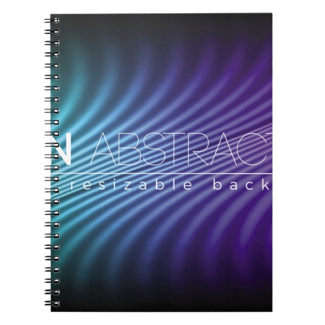 Bright neon lines background with 80s style1980, 8 notebook (Front)
