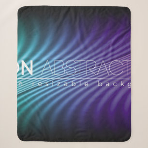 Bright neon lines background with 80s style1980, 8 sherpa blanket
