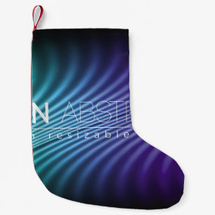 Bright neon lines background with 80s style1980, 8 small christmas stocking