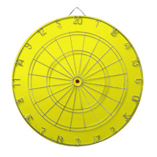 Bright Neon Yellow Dart Board