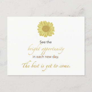 Bright New Day Postcard