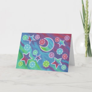 Bright Night greetings card