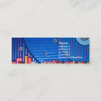 Bright Night Mini Business Card
