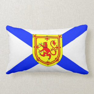 Bright Nova Scotia Flag Pride indoor or outdoor Lumbar Cushion