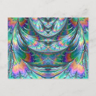 Bright!~ Oozing Pastels ~ 3D Fractal Design ~ Postcard