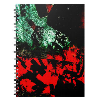 Bright orange abstract Spiral Photo Notebook,Sweet Notebook