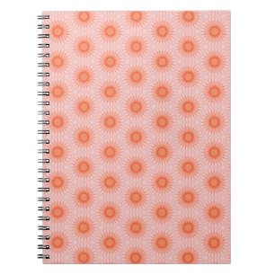 Bright Orange and Peach Pink Notebook