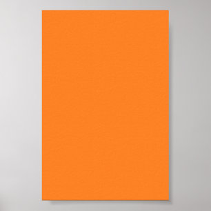 Bright Orange Background on a Poster