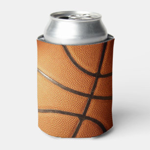 Bright Orange Basketball, Can Cooler