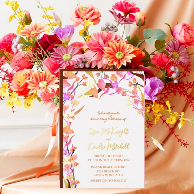 Bright Orange Bohemian Wildflower (Creator Uploaded)