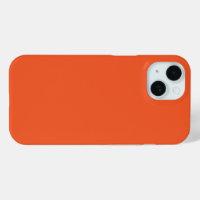 Bright Orange Minimalist Solid Background