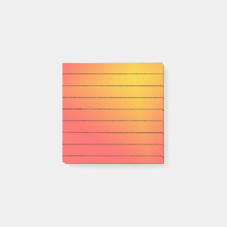 Bright Orange Post-it Notes