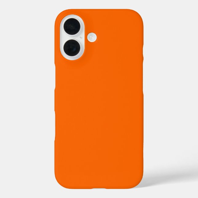 Bright Orange  Solid Colour Case-Mate iPhone Case (Back)