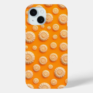 Bright Orange Spiral iPhone Case for Women