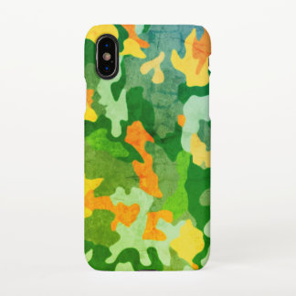 Bright Orange Yellow Green Colourful iPhone Case