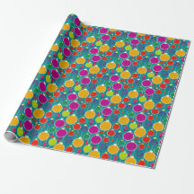 Bright Ornament Wrapping Paper
