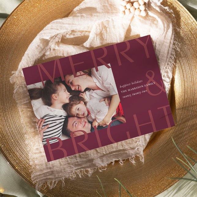 Bright Overlay | Modern Holiday Photo Card (Creator Uploaded)