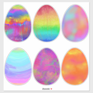 Bright Painted Easter Eggs