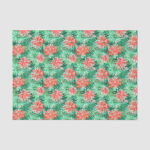 Bright Palm Beach Christmas Celebration Tissue Paper