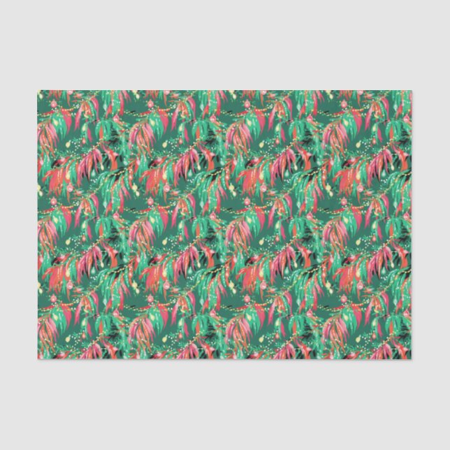Bright Palm Beach Christmas Chilli Peppers Tissue Paper (Front)