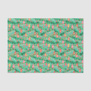 Bright Palm Beach Christmas Tree Ornaments Tissue Paper