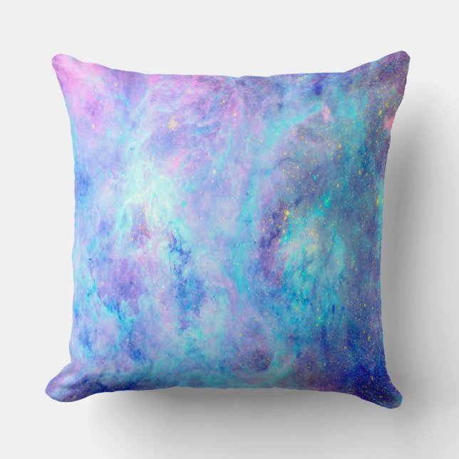 Bright Pastel Tarantula Nebula Cushion (Front)