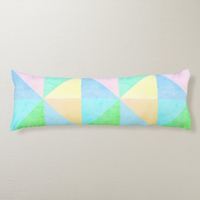 Bright Pastels Body Pillow (Front)