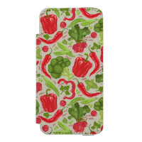 Bright pattern from fresh vegetables