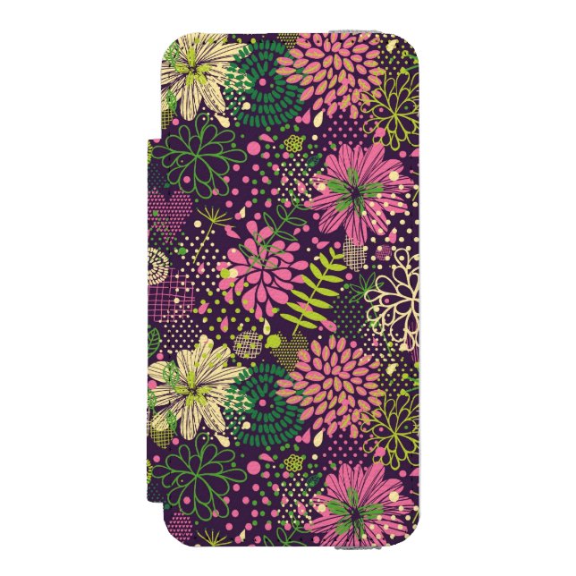 Bright pattern incipio iPhone wallet case (Folio Front)