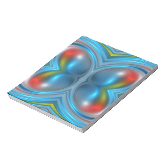 Bright Pattern Notepad (Rotated)