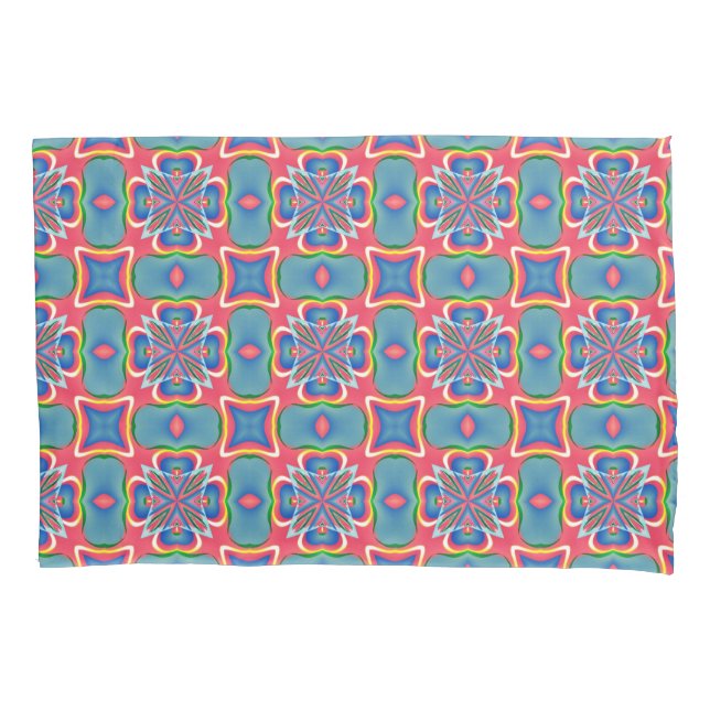 Bright Pattern Pillowcase (Front)
