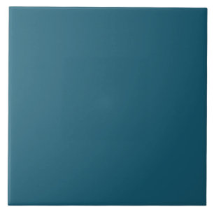 Bright Persian Blue Trend Colour Template Blank Tile