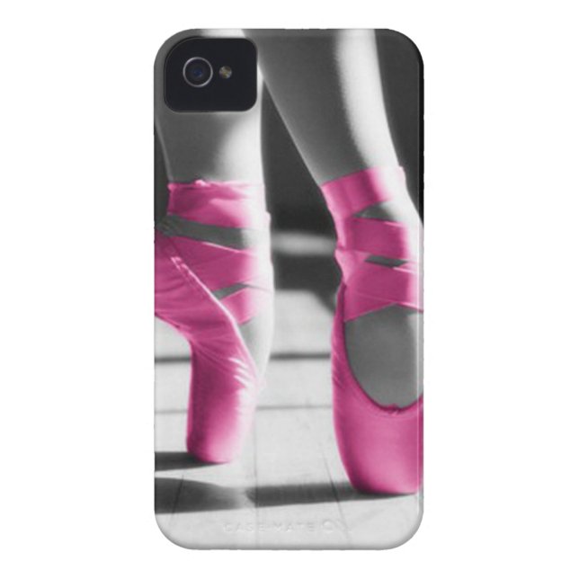 Bright Pink Ballet Shoes Case-Mate iPhone Case (Back)
