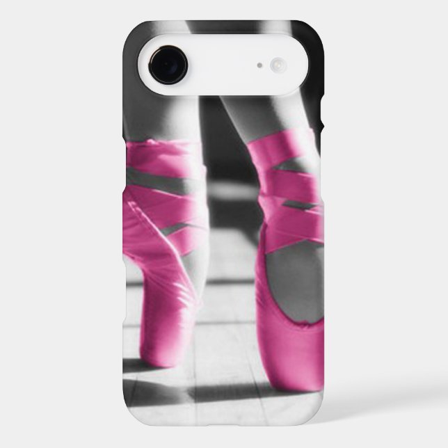 Bright Pink Ballet Shoes Case-Mate iPhone Case (Back)