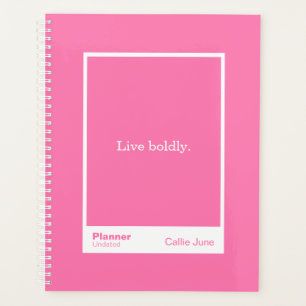 Bright Pink Block Quote   Fully Customisable Planner