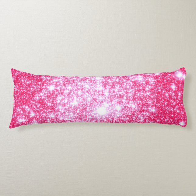 Bright Pink Body Pillow (Front)