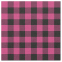 Bright Pink Buffalo Check Plaid