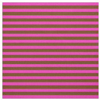 Bright pink, dark gold stipe, stripes fabric