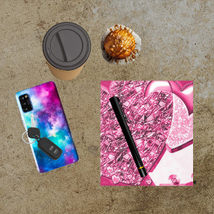 Bright Pink Glam Pad Notepad