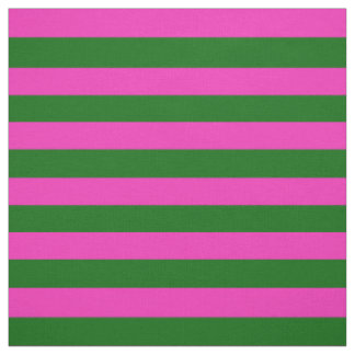 Bright pink, Island green stipe, stripes Fabric
