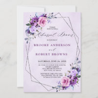 Bright Pink Lilac Purple Shades Rehearsal Dinner