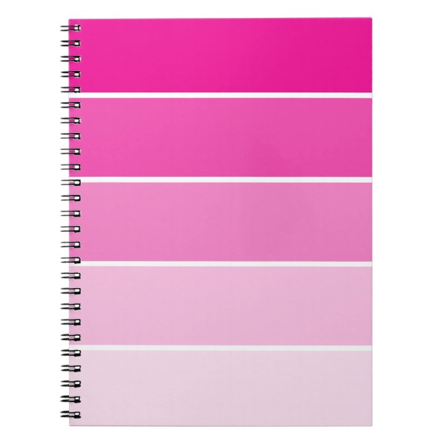 Bright Pink Paint Samples Notebook (Front)