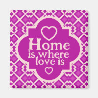 Bright Pink Retro-Inspired Housewarming