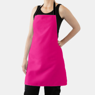 Bright Pink Rose hex code FF007F Apron