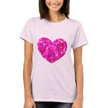 Bright Pink T-Shirt with Heart