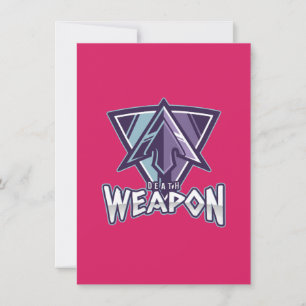 Bright Pink Wallpaper   Modern Minimalist Design Thank You Card